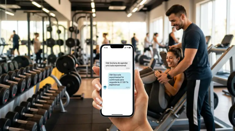 Sistema para Academia com atendente de IA no WhatsApp
