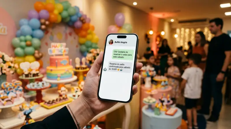 Sistema para Buffet com atendente de IA no WhatsApp