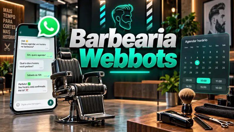 Sistema de Agendamento para Barbearias com robô WhatsApp