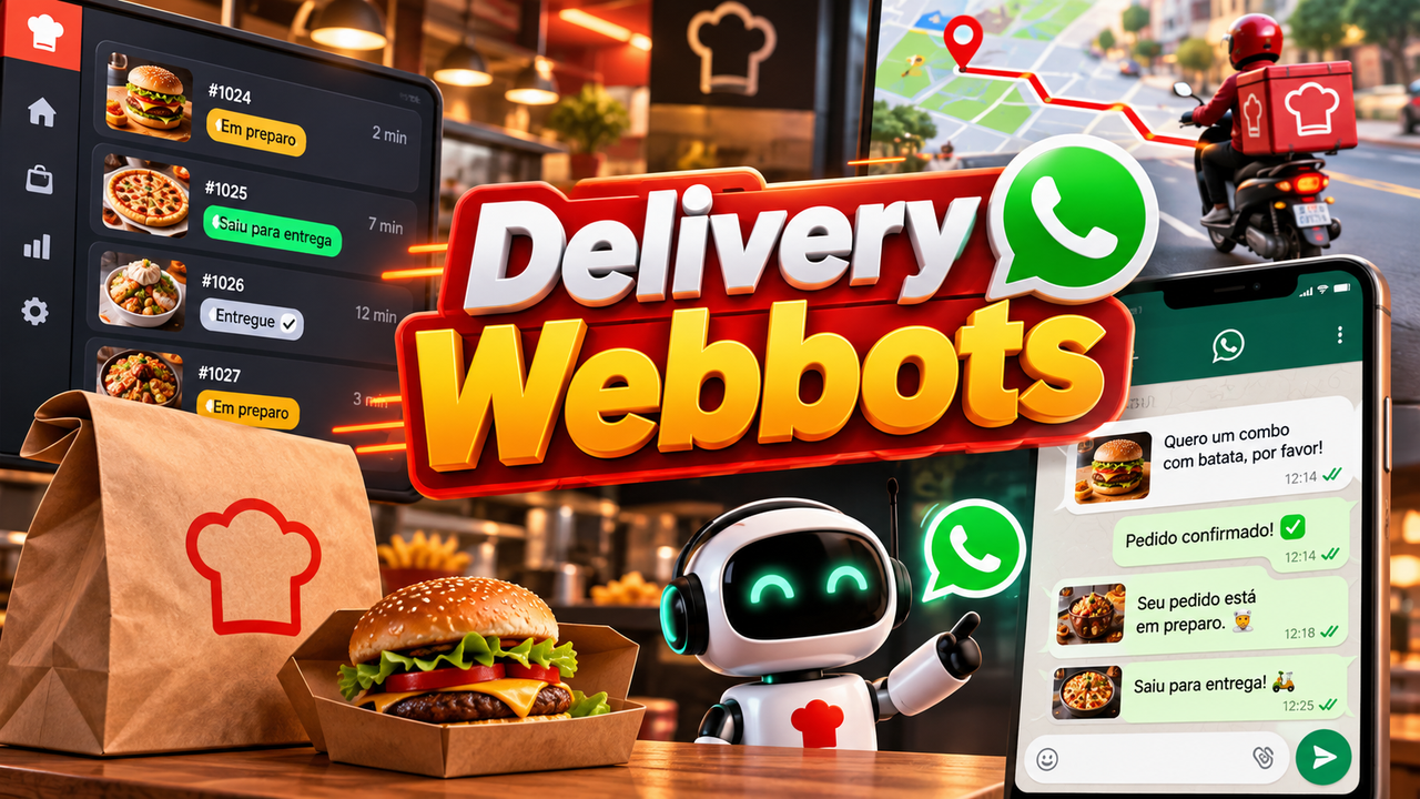 Sistema de Delivery com Cardápio Digital e Robô de WhatsApp IA