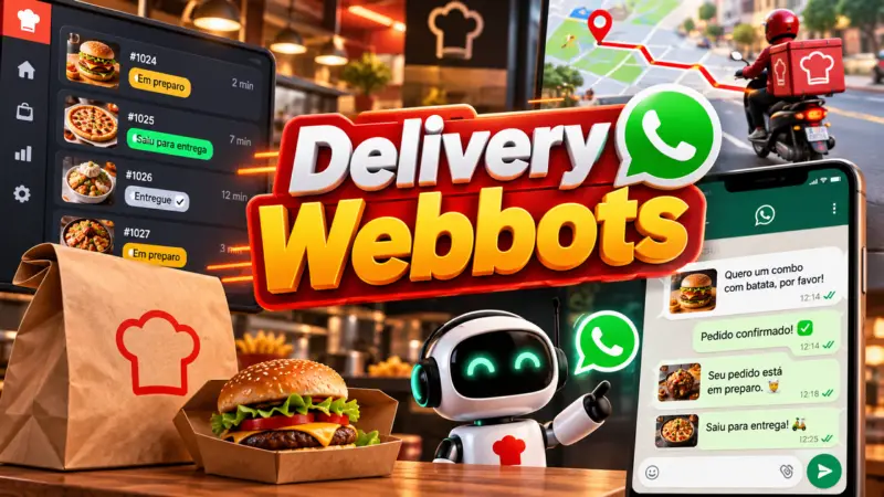 Sistema de Delivery com Cardápio Digital e Robô de WhatsApp com IA