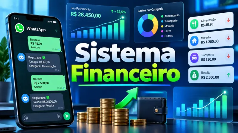 Sistema Financeiro com IA integrada ao WhatsApp