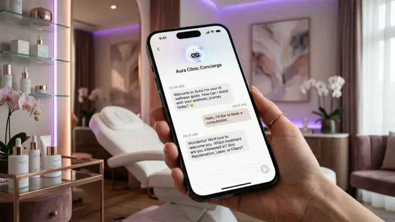 Sistema para Clínicas de Estética com atendente de IA no WhatsApp