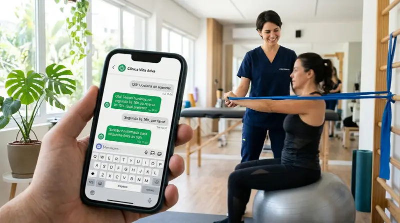 Sistema para Fisioterapia com atendente de IA no WhatsApp