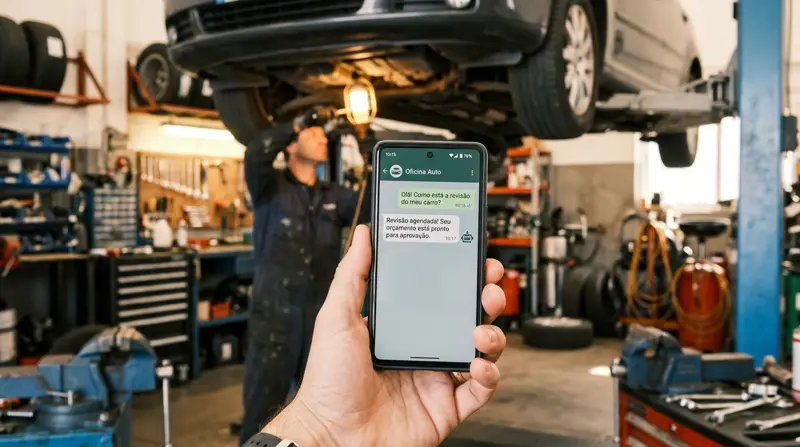 Sistema para Oficina com atendente de IA no WhatsApp